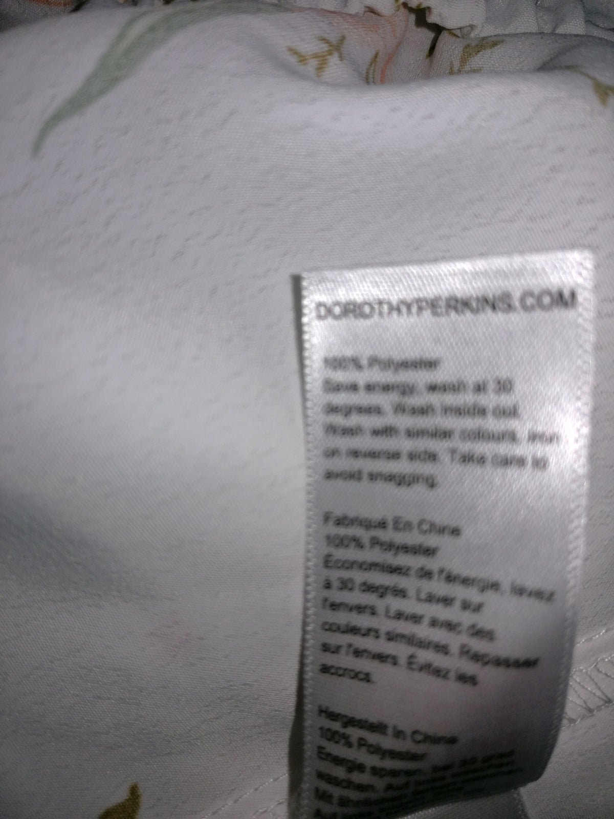 ,,DOROTHY PERKINS" daili palaidinė su guma (48 dydis).