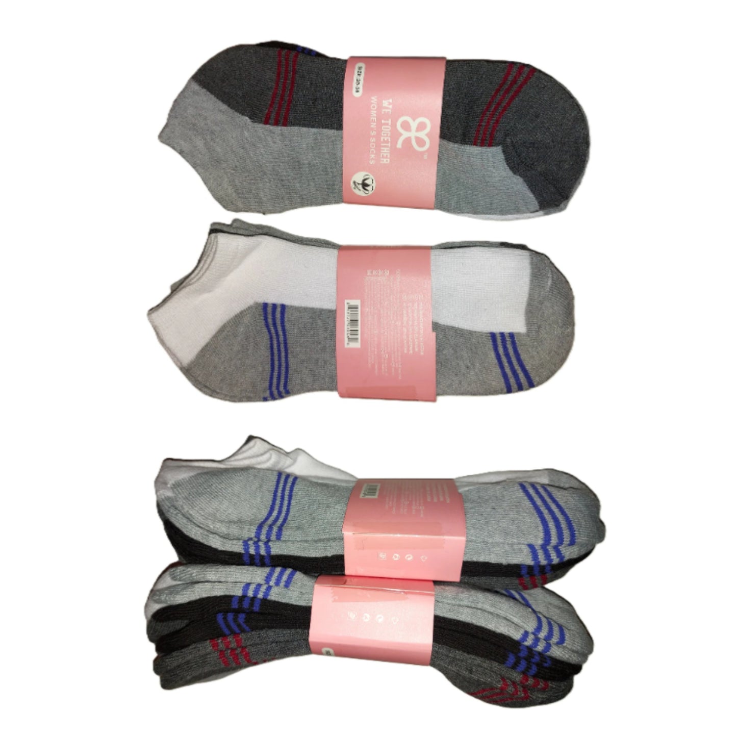 ,,WE TOGETHER" minkštos kojinės su storesniu minkštu padu (35-41 dydis).