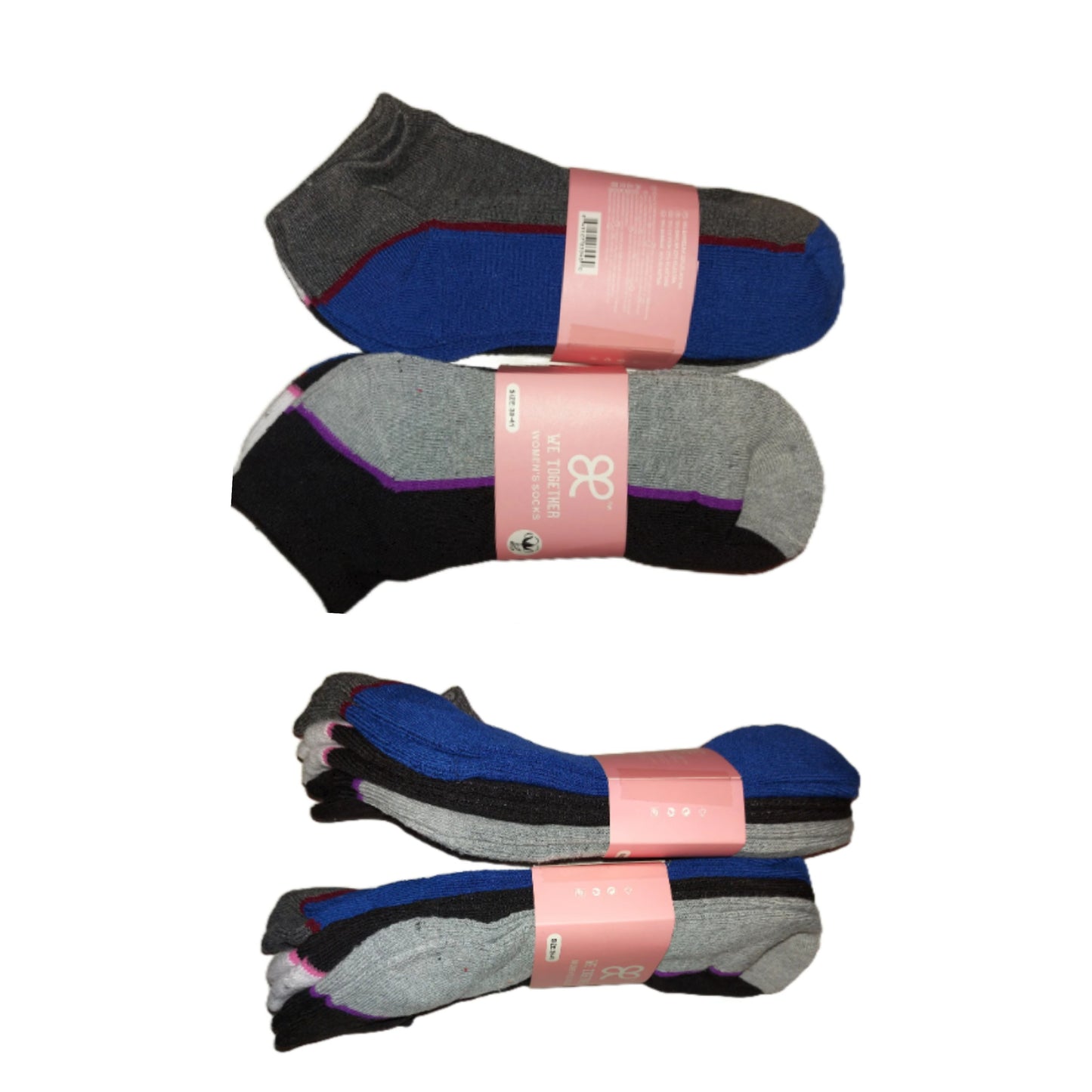 ,,WE TOGETHER" minkštos kojinės su storesniu minkštu padu (35-41 dydis).