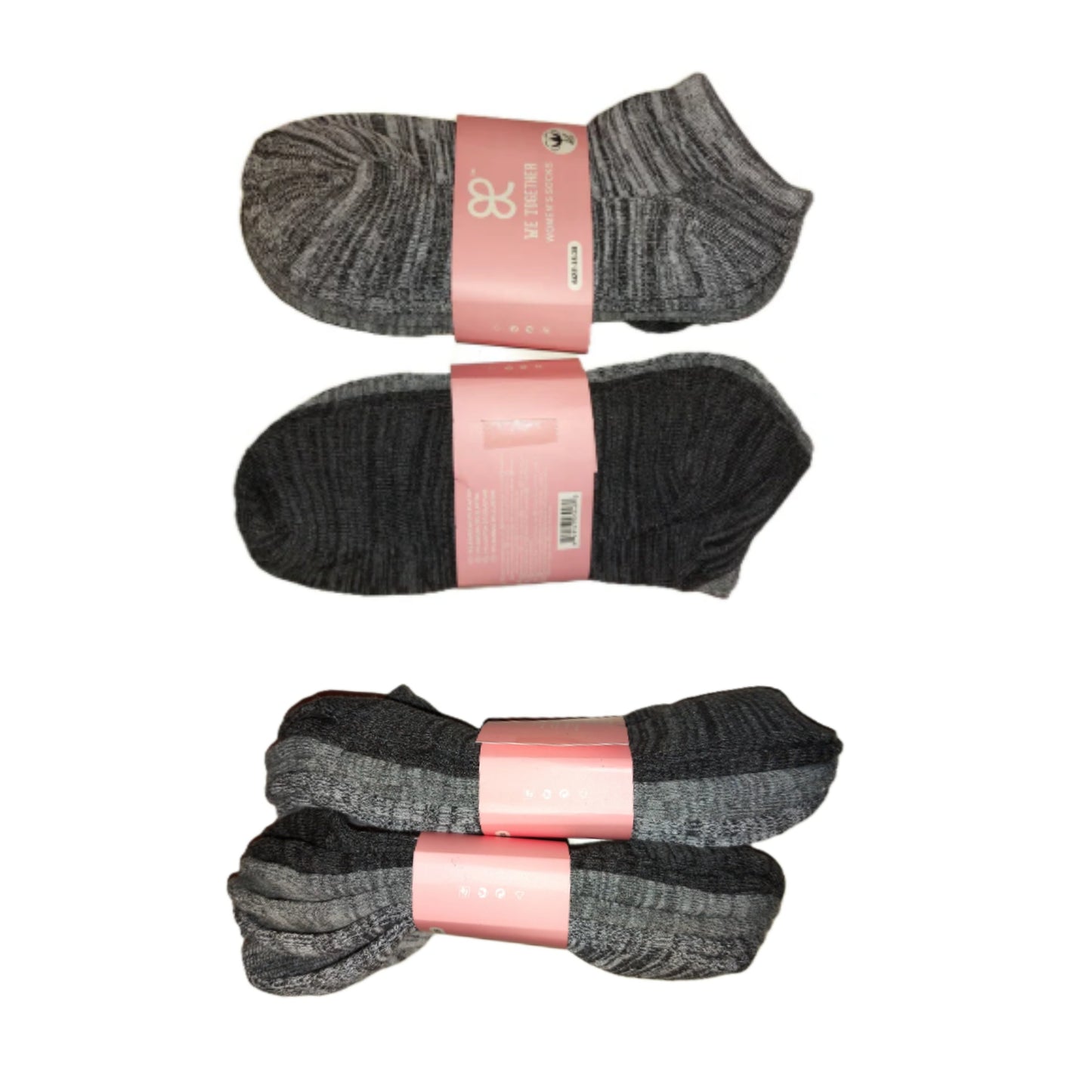 ,,WE TOGETHER" minkštos kojinės su storesniu minkštu padu (35-41 dydis).