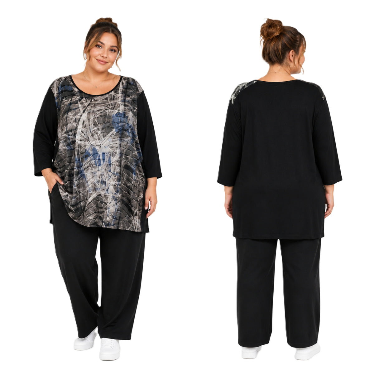 ,,Signature" trikotažinė palaidinė (4XL-6XL).