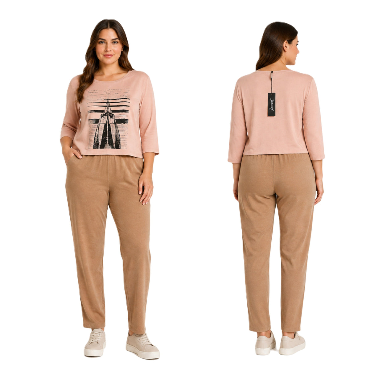 ,,Signature" trikotažinės, plačios kelnės (XL-XXL dydis).