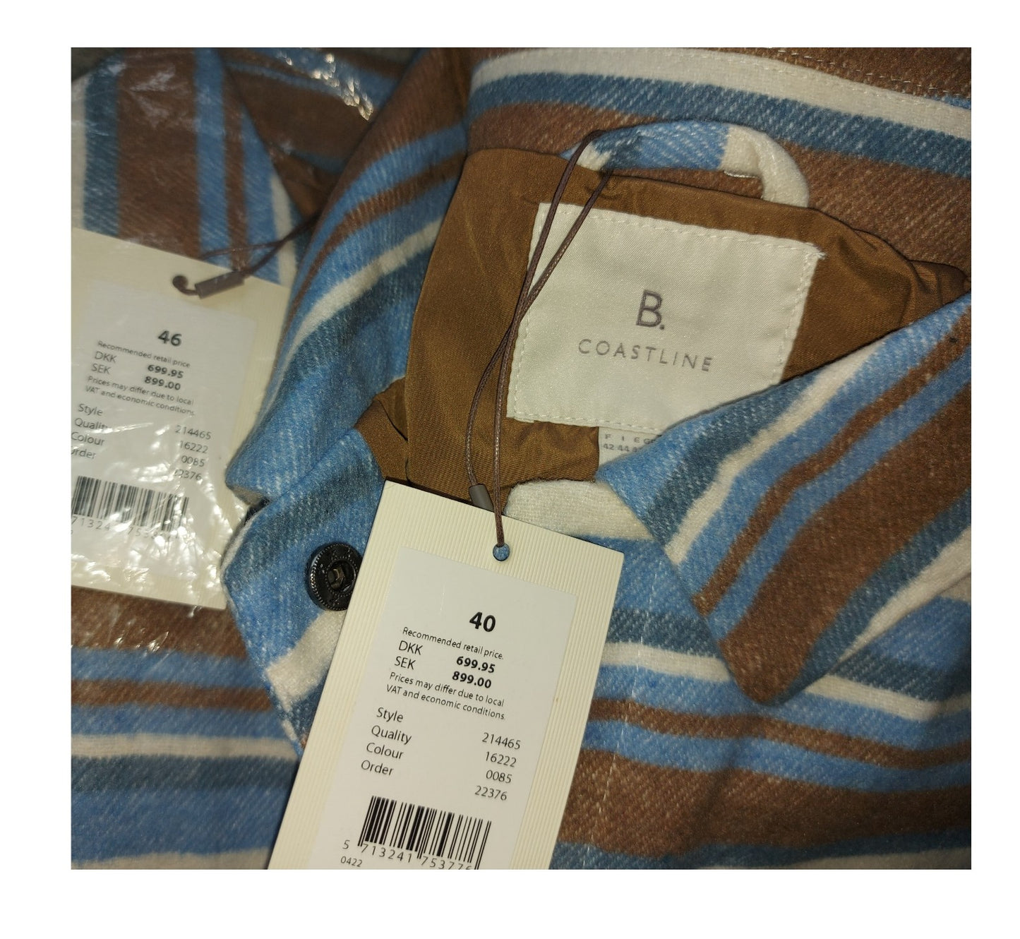 ,,B.coastline" marškinių tipo striukė (L-4XL).