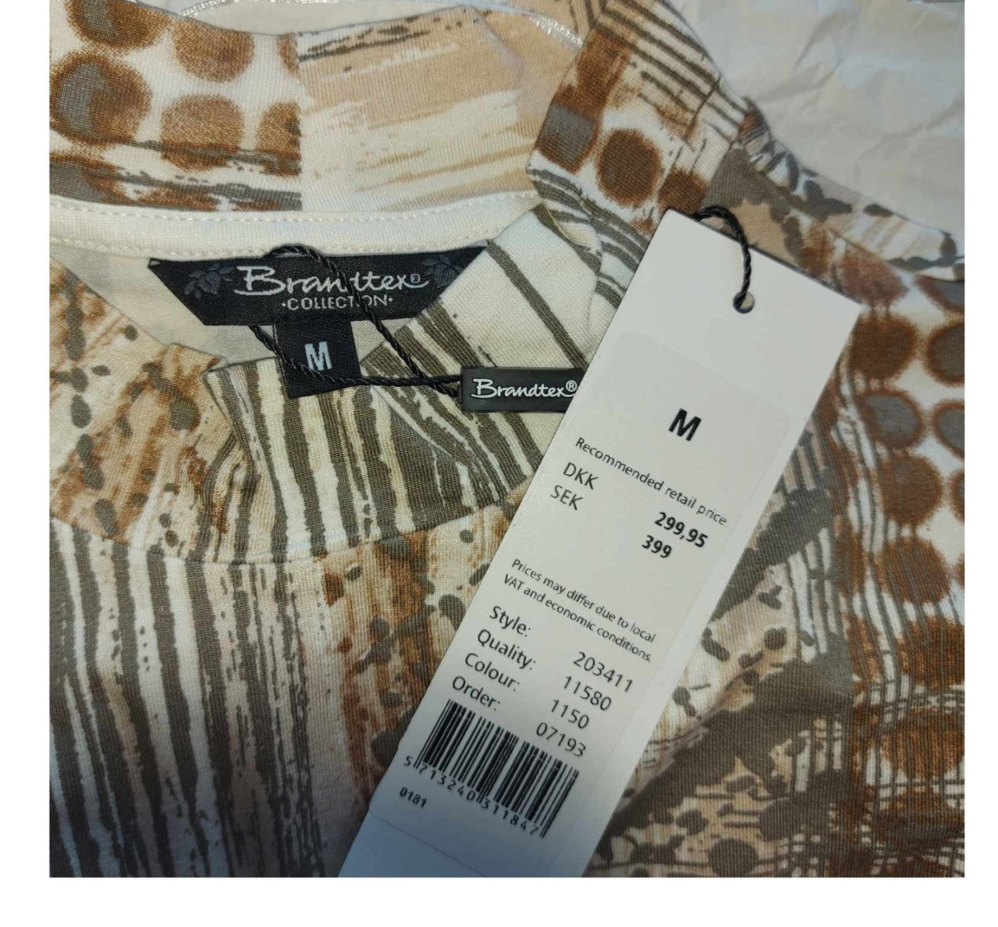 ,,Brandtex" minkšto, storesnio trikotažo palaidinė (M-XL).