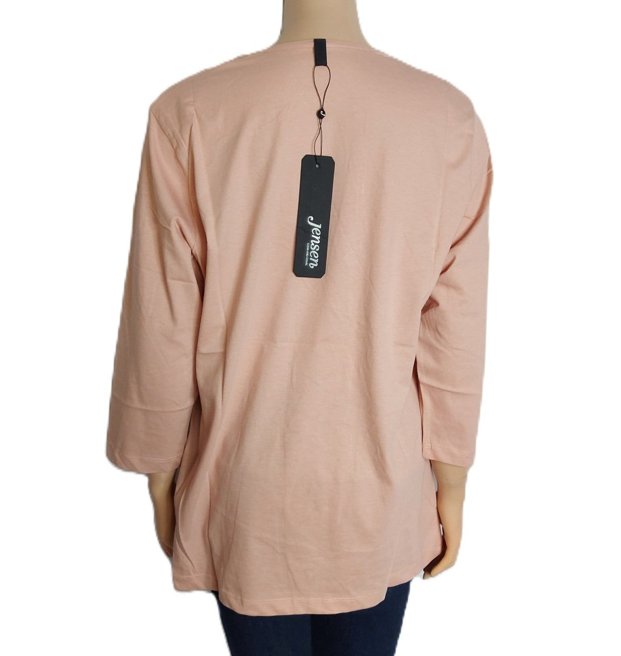 ,,JENSEN" trikotažinė, medvilninė palaidinė (XL-3XL).