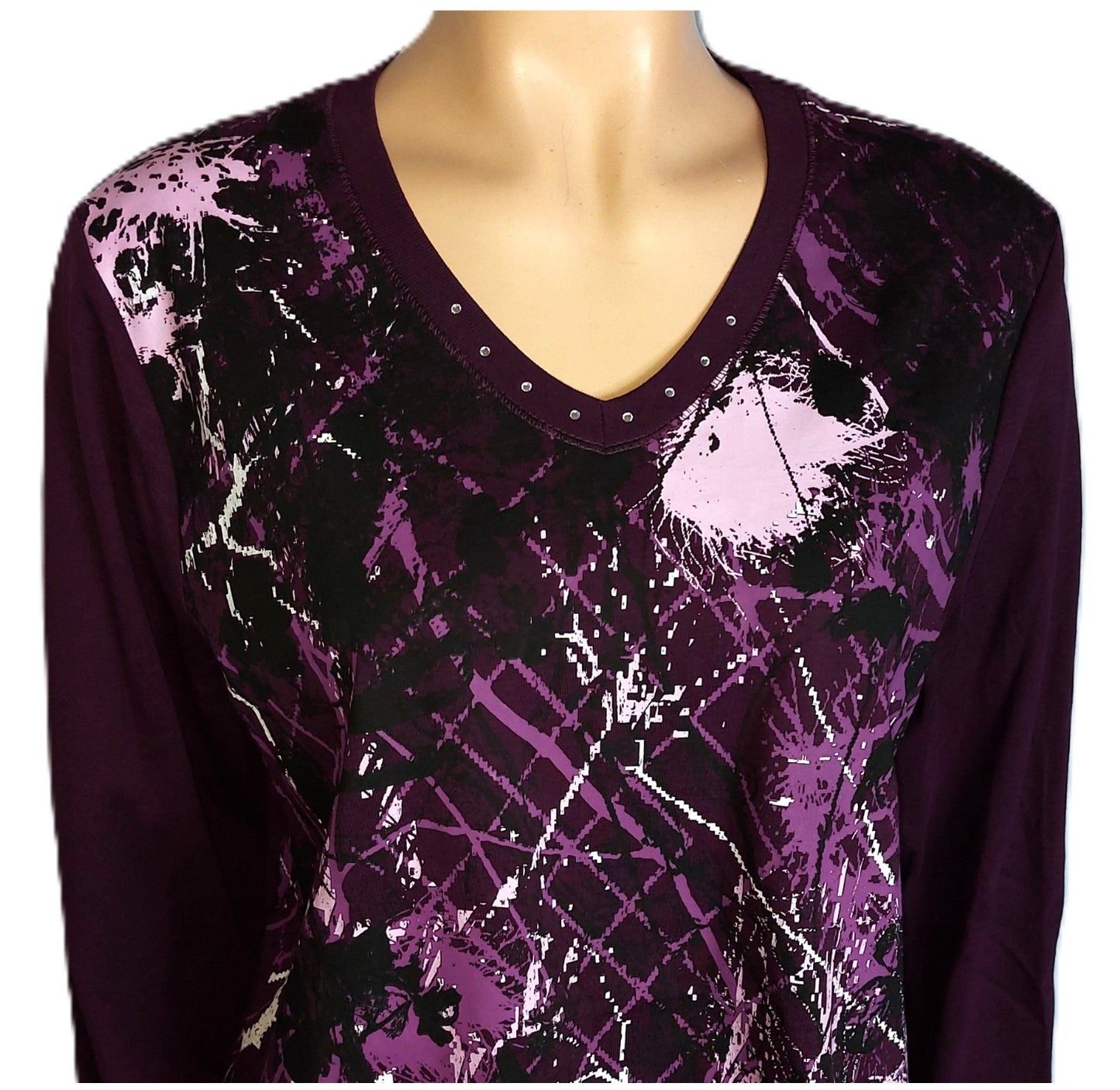 ,,Signature" storesnio trikotažo medvilninė palaidinė (2XL-3XL).