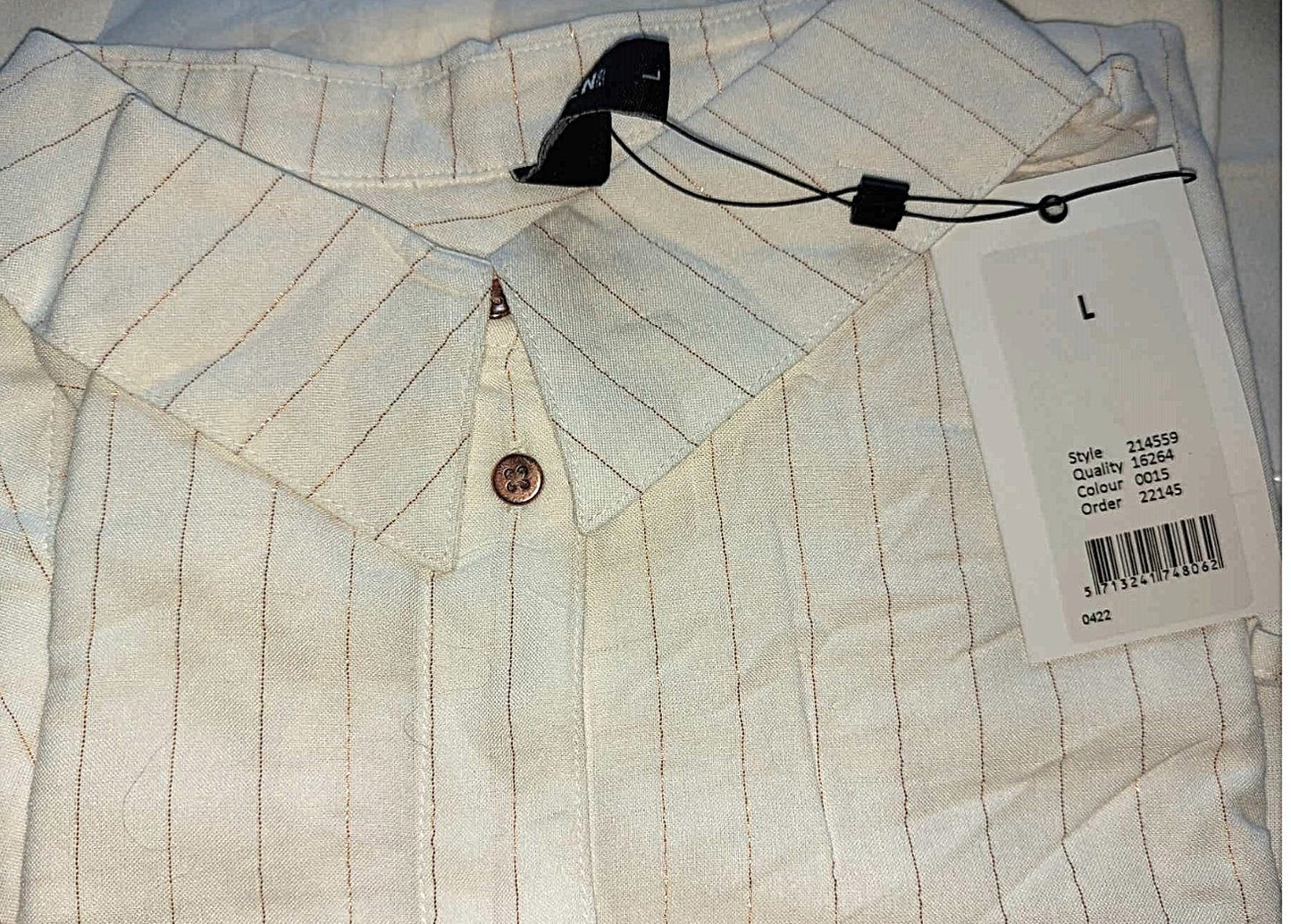 ,,Jensen" ilgi marškiniai su blizgiomis, aukso spalvos, juostomis (L-2XL)