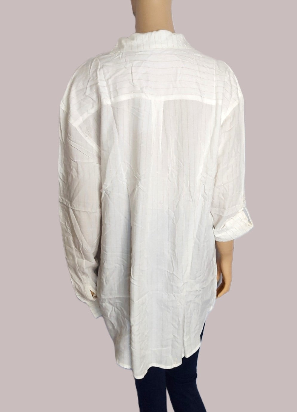,,Jensen" ilgi marškiniai su blizgiomis, aukso spalvos, juostomis (L-2XL)