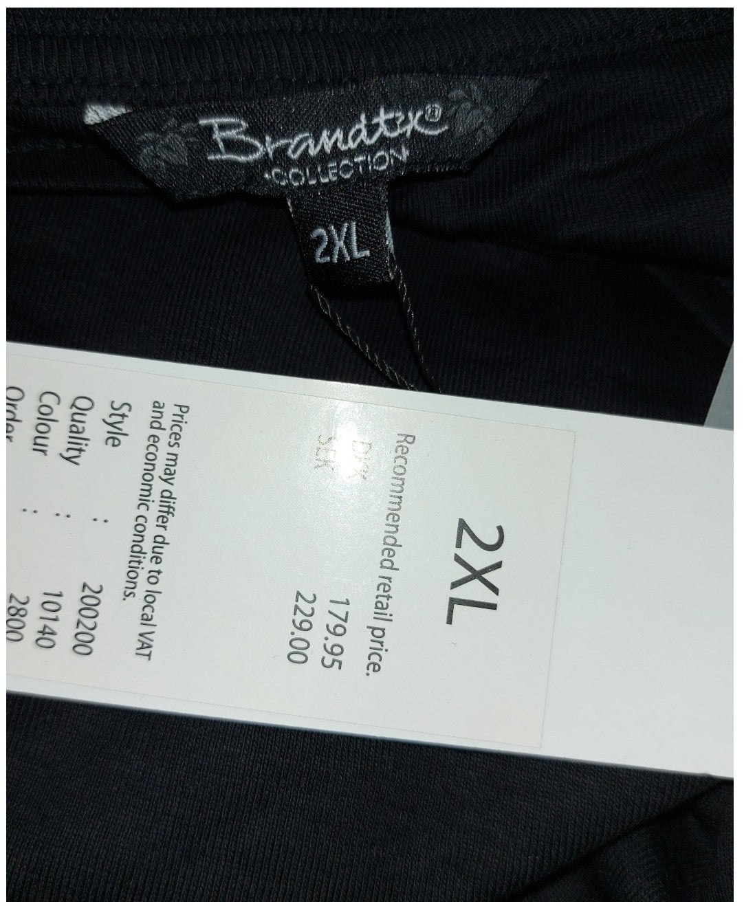,,Brandtex" trikotažiniai marškinėliai (2XL-3XL).