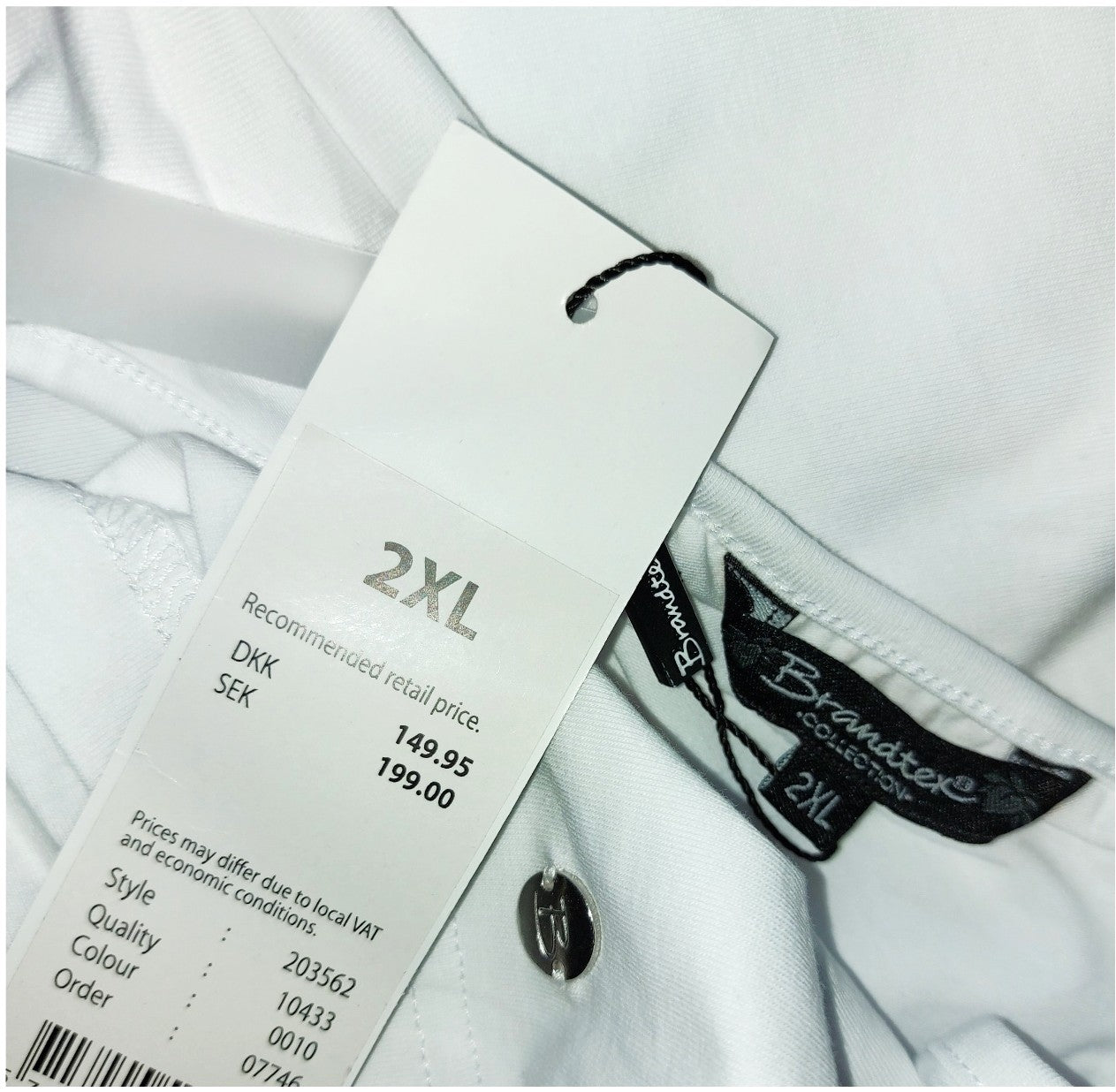 ,,Brandtex" trikotažiniai marškinėliai (2XL-4XL).
