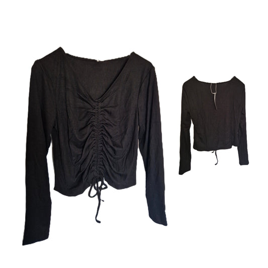 ,,ONLY" gražaus stulpelinio trikotažo palaidinė (50-52 dydis).