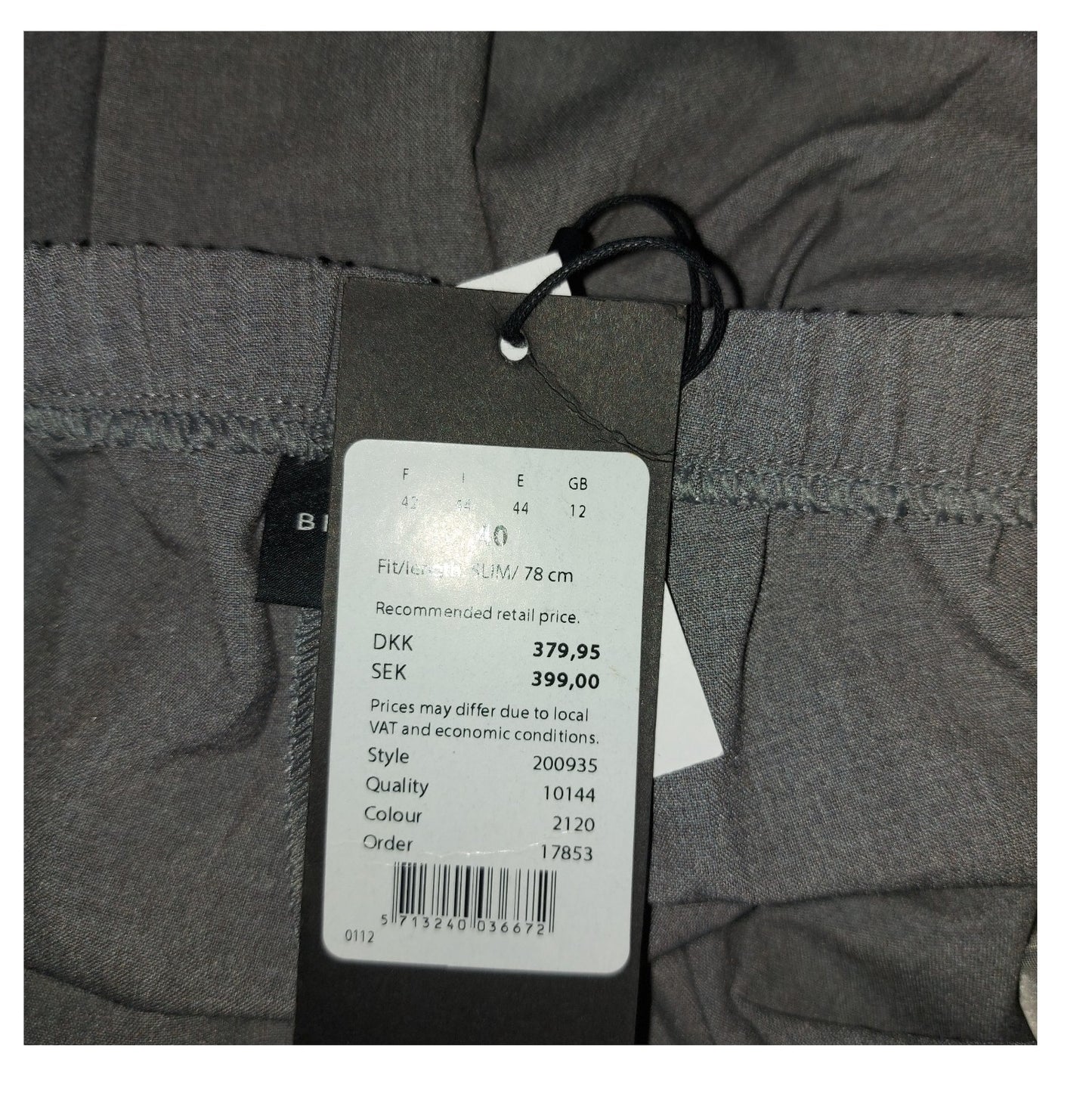 ,,Brandtex" lengvos kostiuminės kelnės (40 dydis).