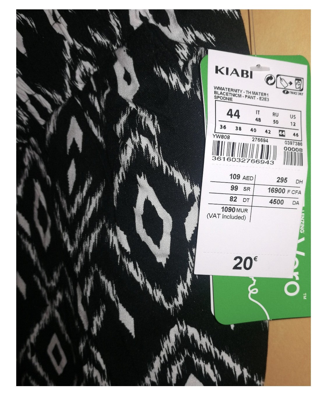 ,,KIABI" viskozinės kelnės (44 dydis).