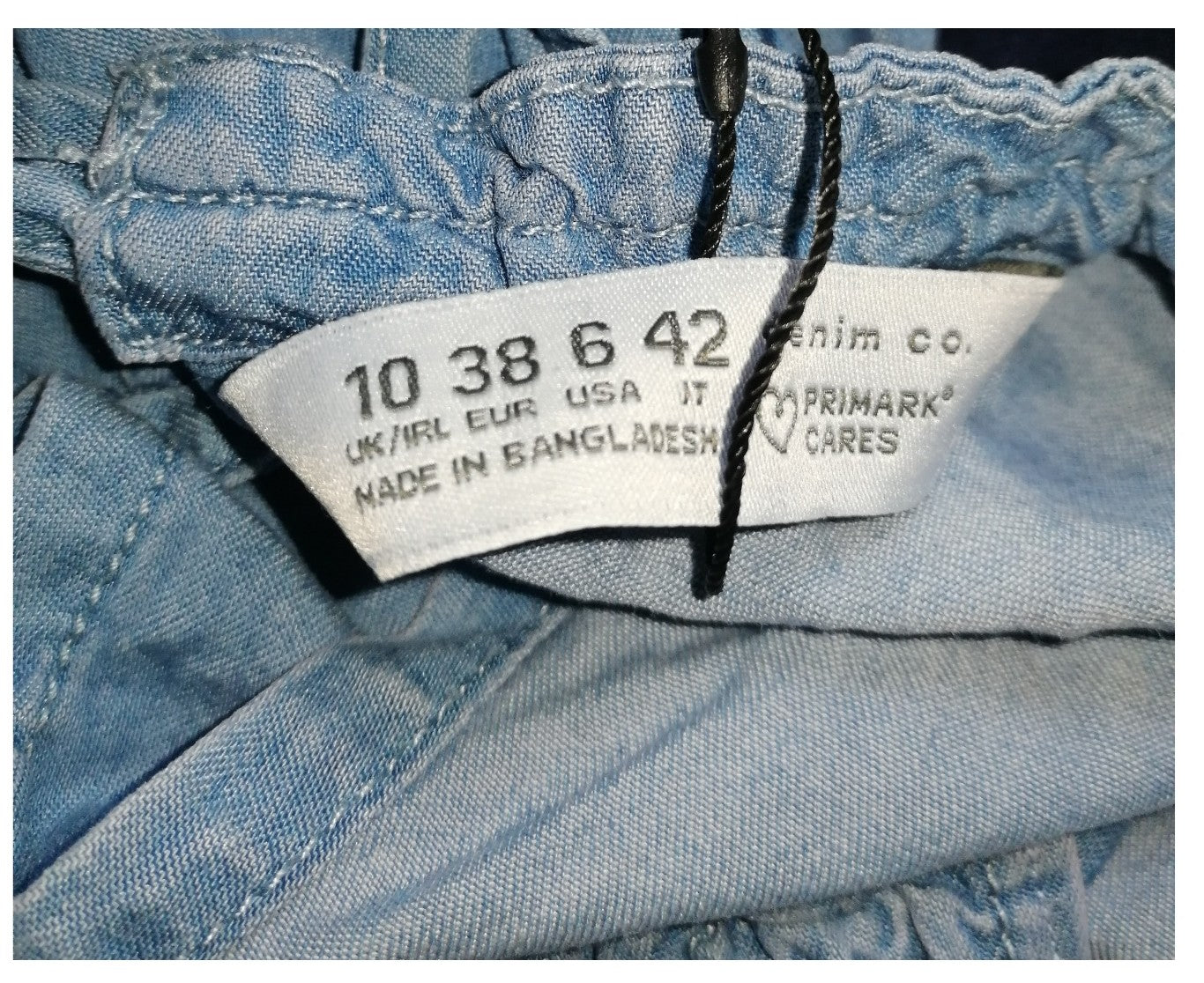 ,,PRIMARK" lengva, džinsinė suknutė (38 dydis).