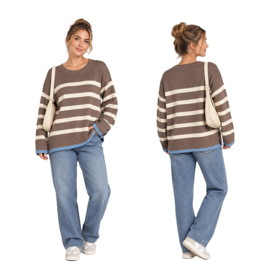,,B. coastline" medvilninis megztukas (XL-3XL).