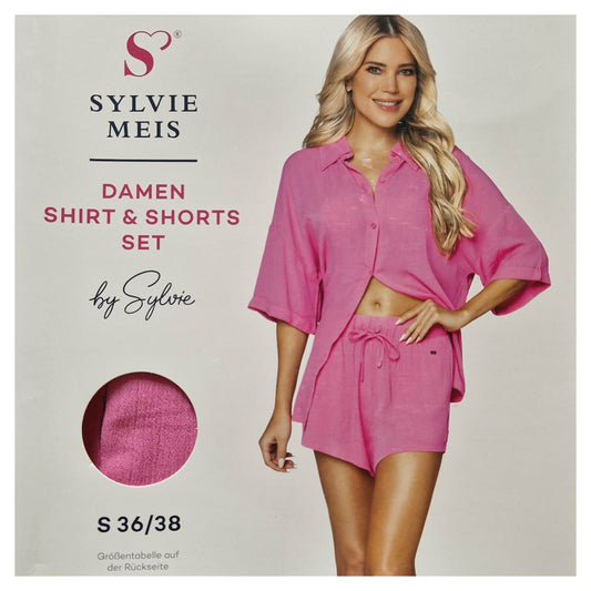 ,,Sylvie Meis" viskozinių marškinių ir šortų komplektas (36-42 dydis).