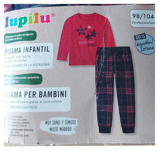 ,,Lupilu" medvilninė pižamytė (2-4 metai).