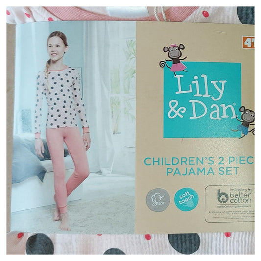 ,,Lily&Dan" medvilninė pižamytė (96-104 ūgiui).