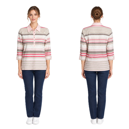 ,,Brandtex" minkšto, storesnio trikotažo medvilninė palaidinė (M-XL).