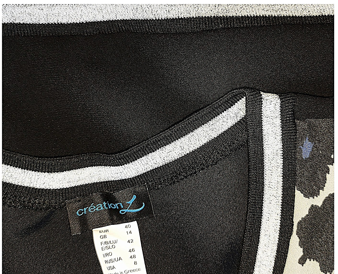 ,,Creation L" palaidinė su blizgiomis juostomis (L-2XL).