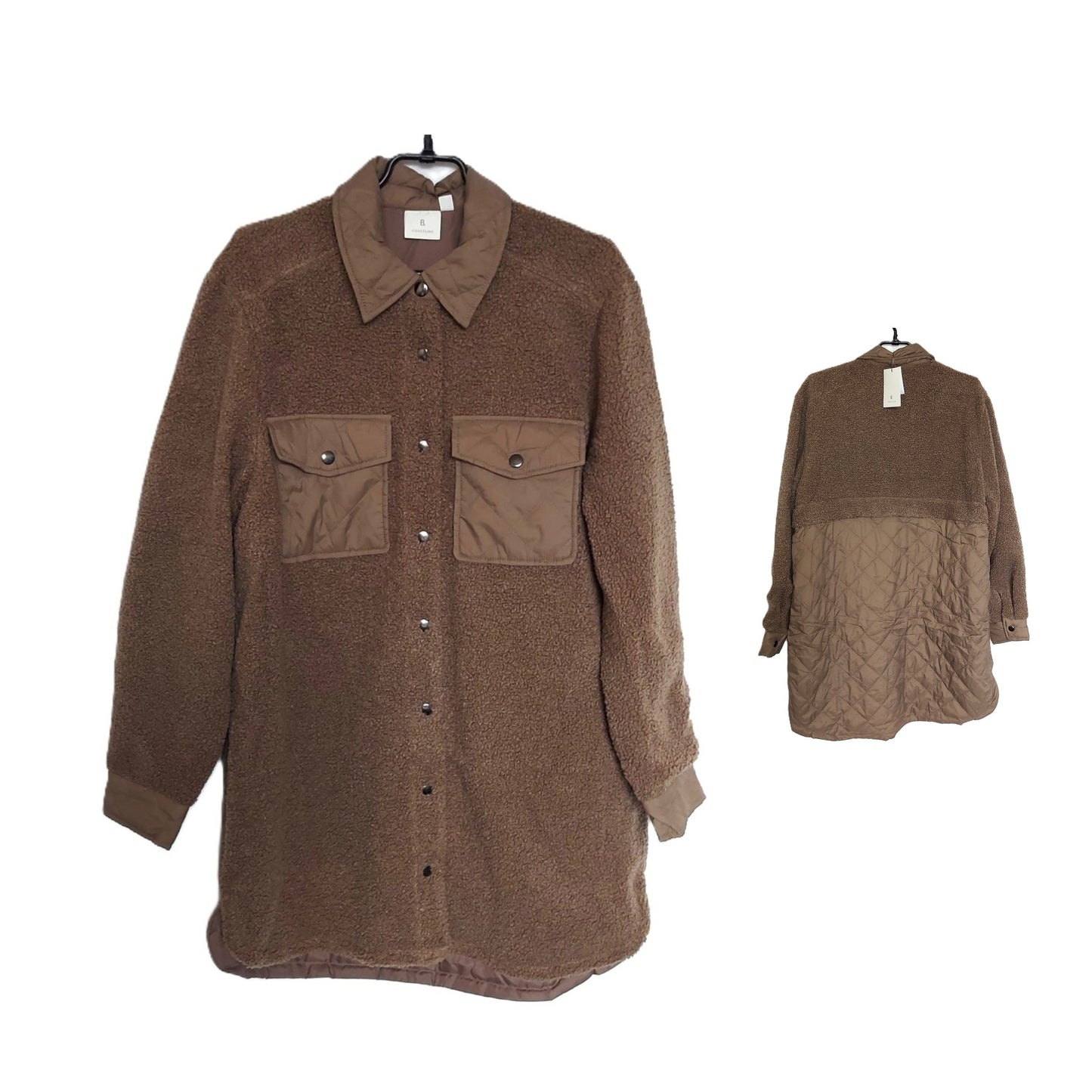 ,,B. coastline" džemperinis ,,teddy"paltas (M-XL).