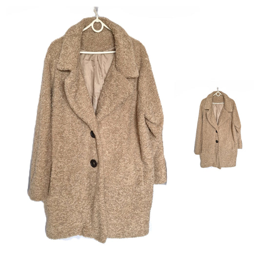 ,,Teddy" stiliaus paltas (4XL-5XL).