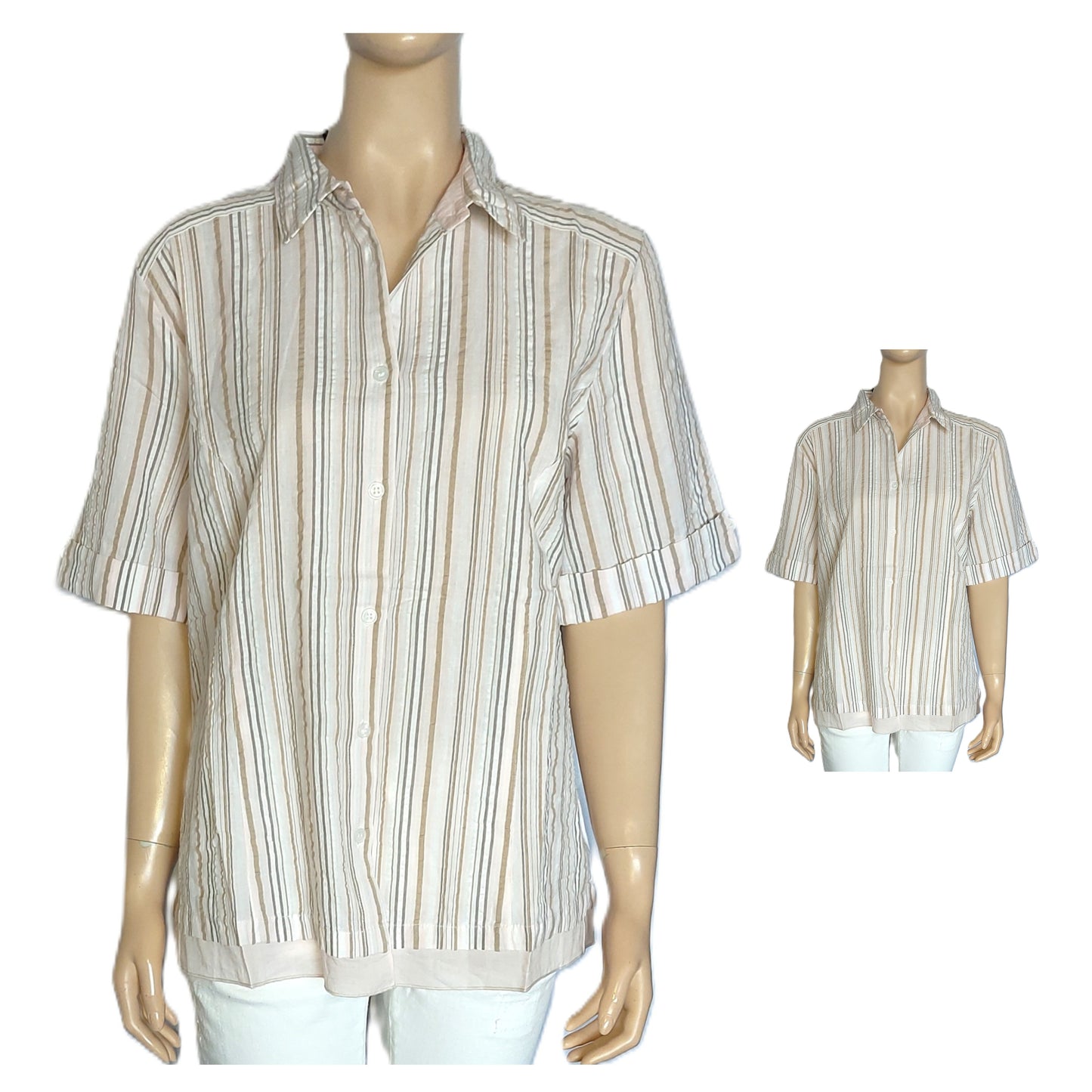 ,,Brandtex" medvilniniai marškiniai (44 dydis).