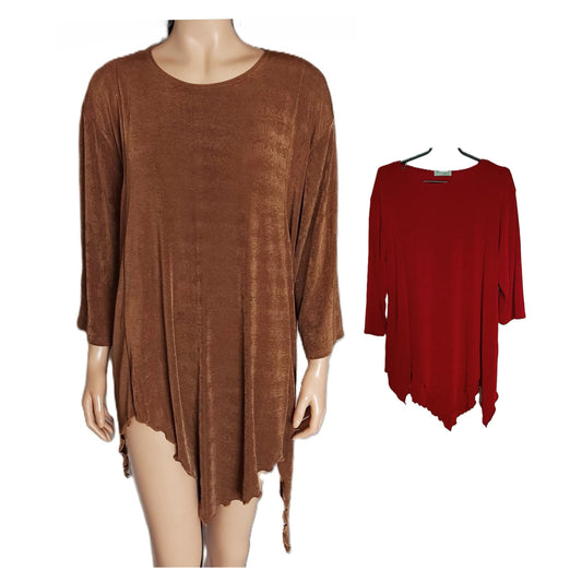 ,,magna" tampri palaidinė asimetriškais galais (2XL-7XL).