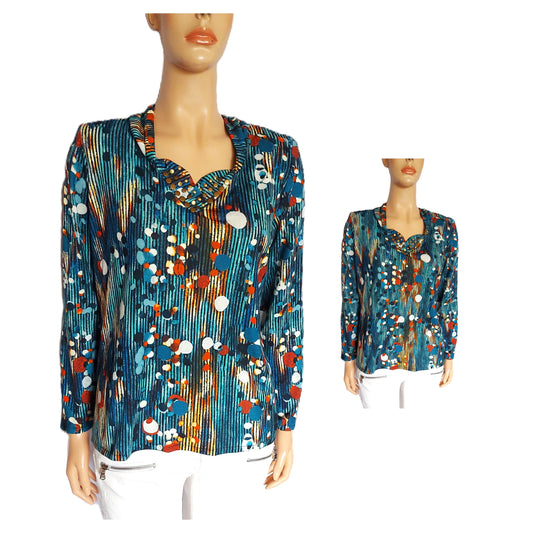 ,,OLGA SANTONI" kokybiška palaidinė (XL-4XL).