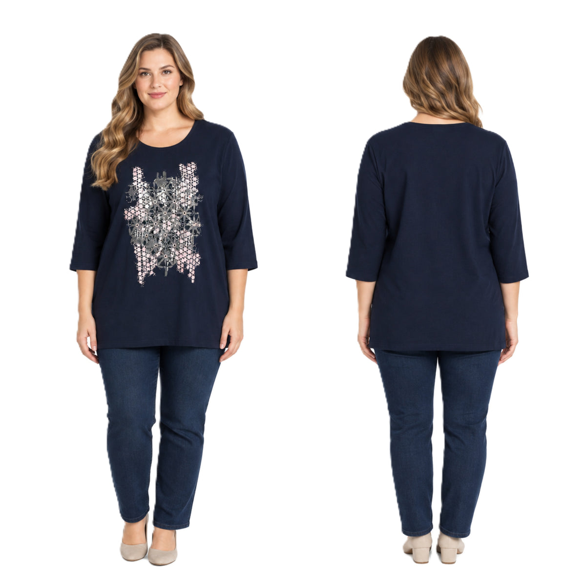 ,,Brandtex" trikotažinė, medvilninė palaidinė (XL-3XL).