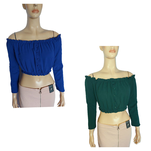 ,,NEW LOOK" crop top palaidinės (XS-M).
