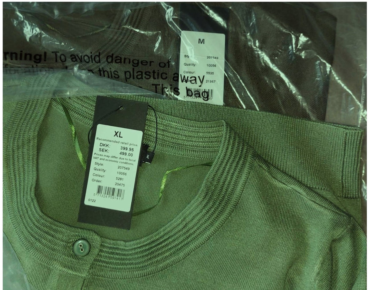 ,,Brandtex"nestoras, užsegamas megztukas (M-2XL dydis).