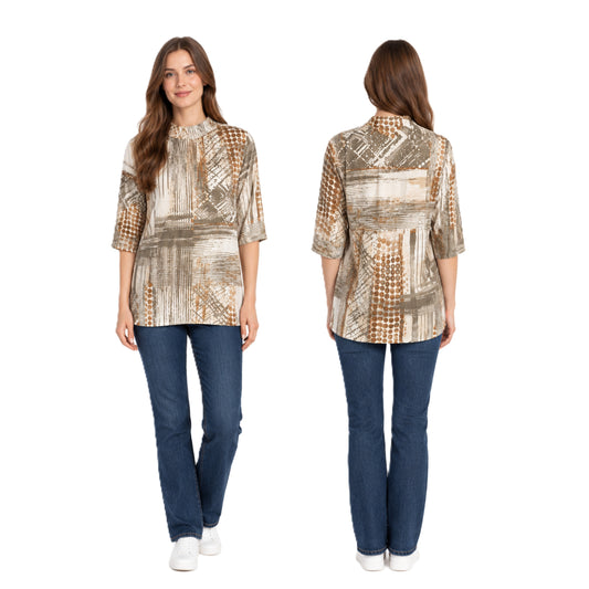 ,,Brandtex" minkšto, storesnio trikotažo palaidinė (M-XL).