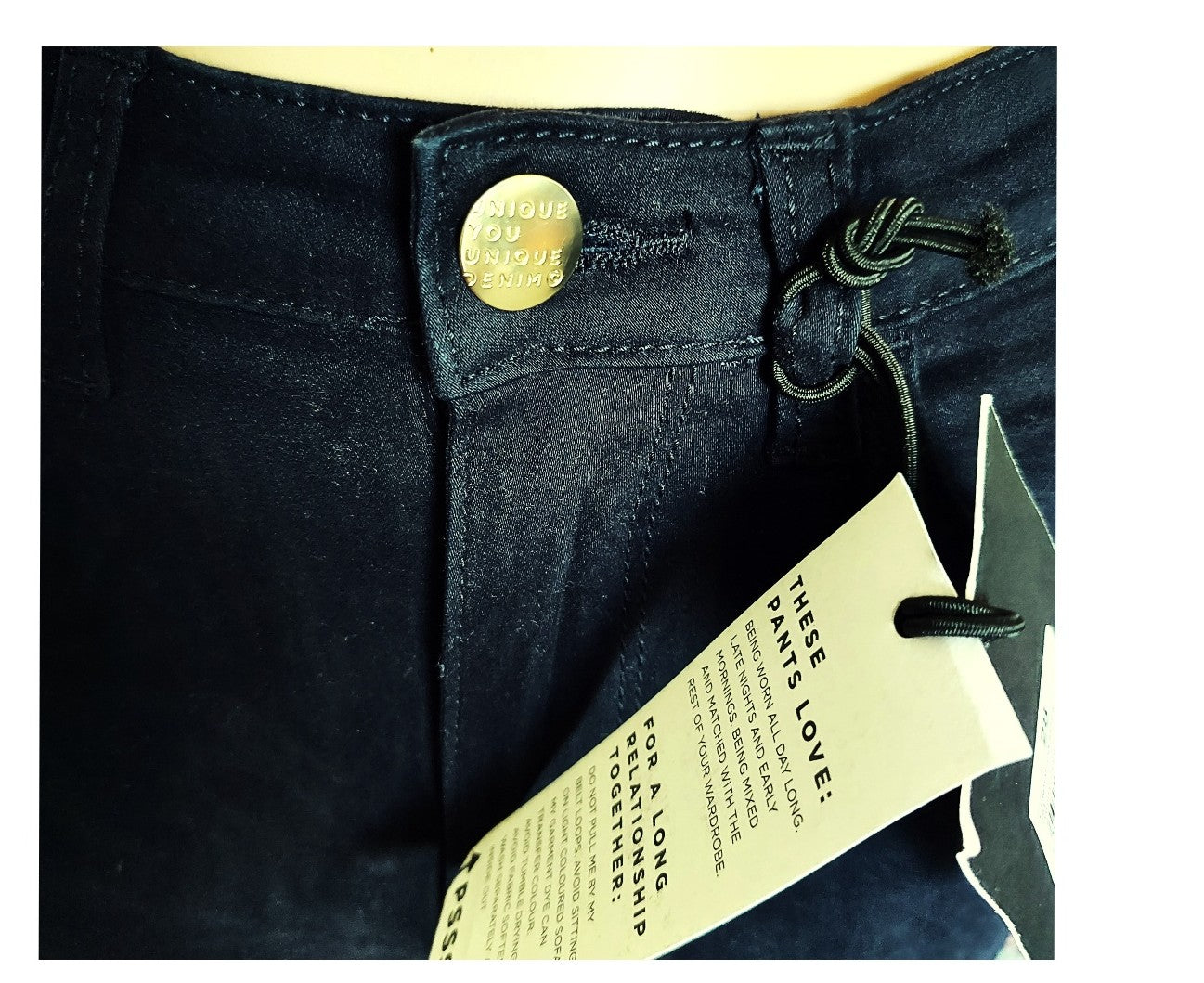 ,,HIGH WAIST" Skinny stiliaus džinsai (28 dydis).