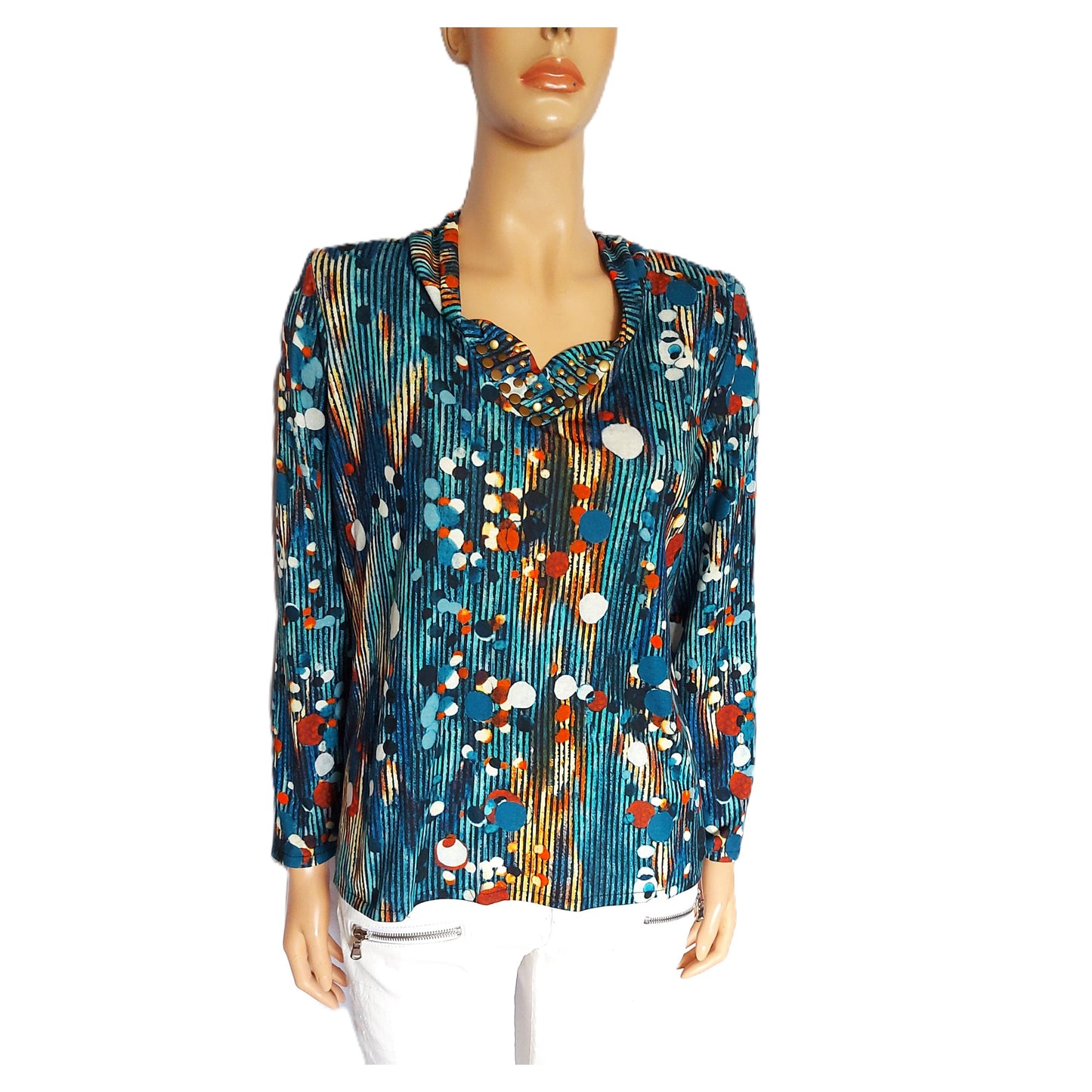 ,,OLGA SANTONI" kokybiška palaidinė (XL-4XL).