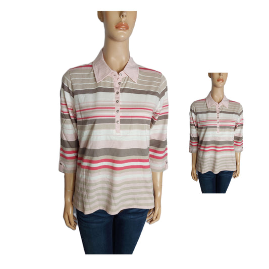 ,,Brandtex" minkšto, storesnio trikotažo medvilninė palaidinė (M-XL).