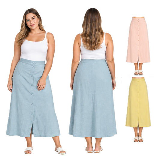 ,,Collection" viskozinis sijonas (L-4XL dydis).