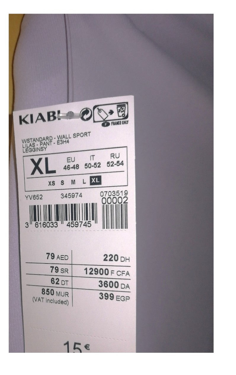 ,,KIABI" slidaus trikotažo tamprės (46-48 dydis).