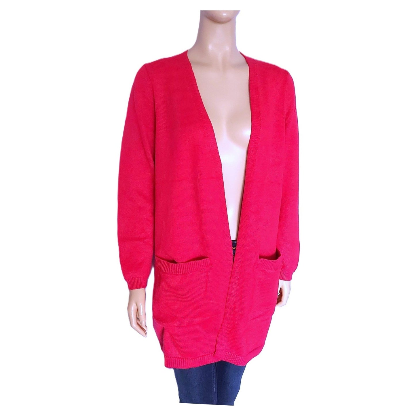 ,,CISO" ryškus, minkštas, ilgas kardiganas (S-2XL dydžiams).