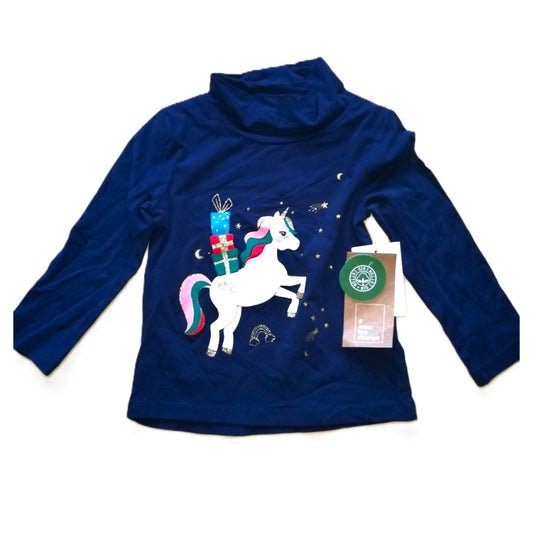 ,,C&A HAPPY GIRLS CLUB" , kalėdinė palaidinė aukštu kaklu (92-140, 2 metams).