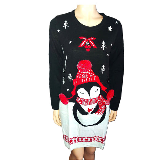 ,,Esmara" kalėdinė megzta suknutė su su blizgiais burbulais (38-42).