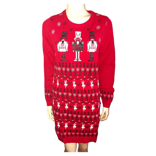 ,,Esmara" kalėdinė megzta suknutė su blizgiu (38-42).