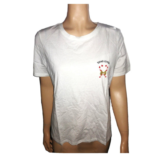 ,,Kiabi" medvilniniai marškinėliai kartu medvilninis maišelis (34-44 dydis)