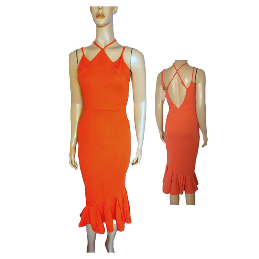 ,,ASOS" ryški, aptempianti suknutė (XS dydis).