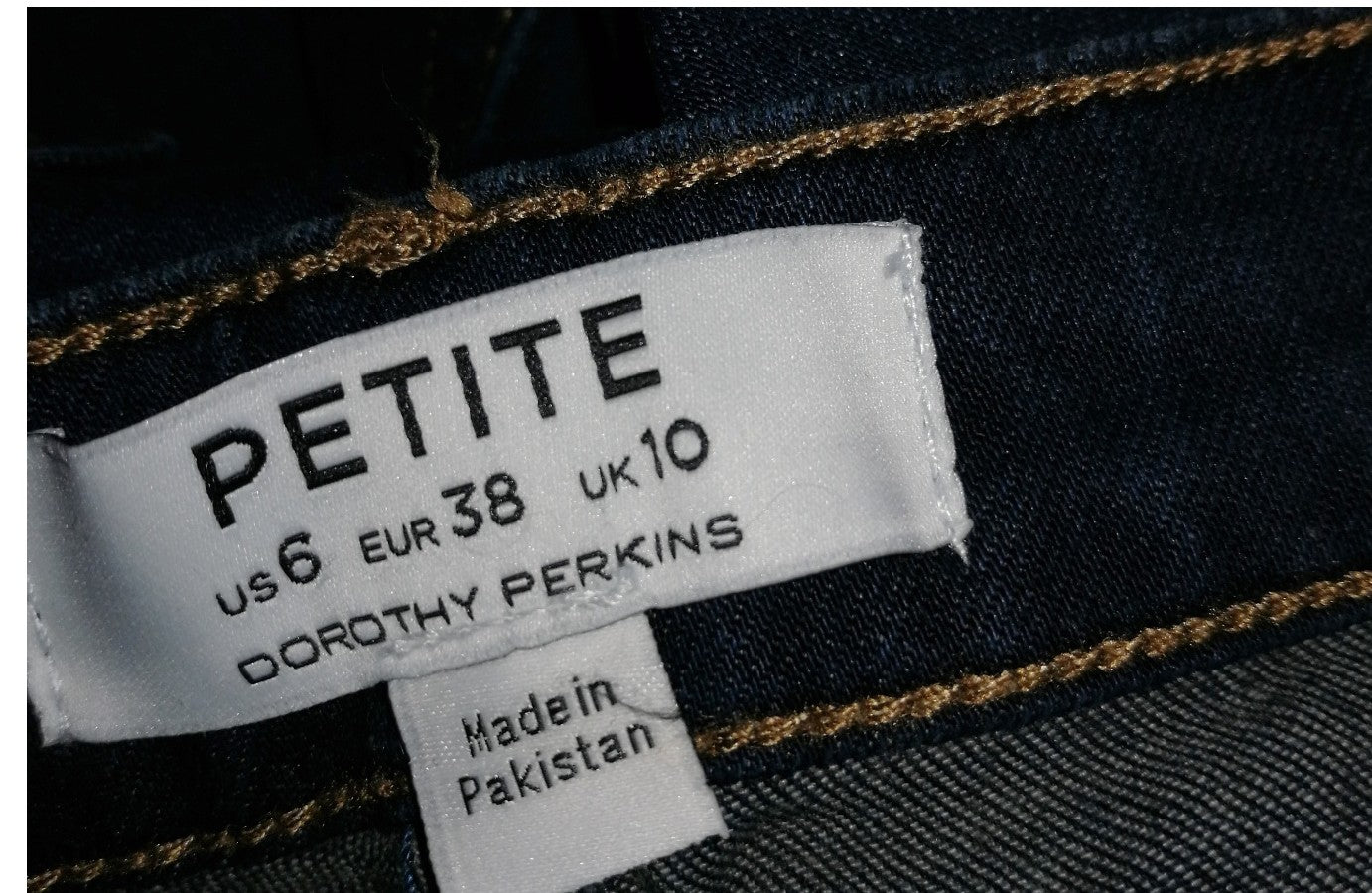 ,,DOROTHY PERKINS" aptempti Petite stiliaus džinsai (38 dydis).