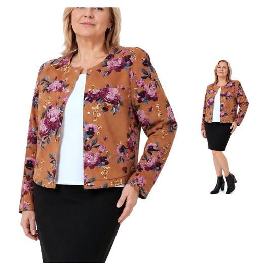 ,,AMISU" švarkelis dirbtinio dailaus zomšo (XL-3XL dydžiui).