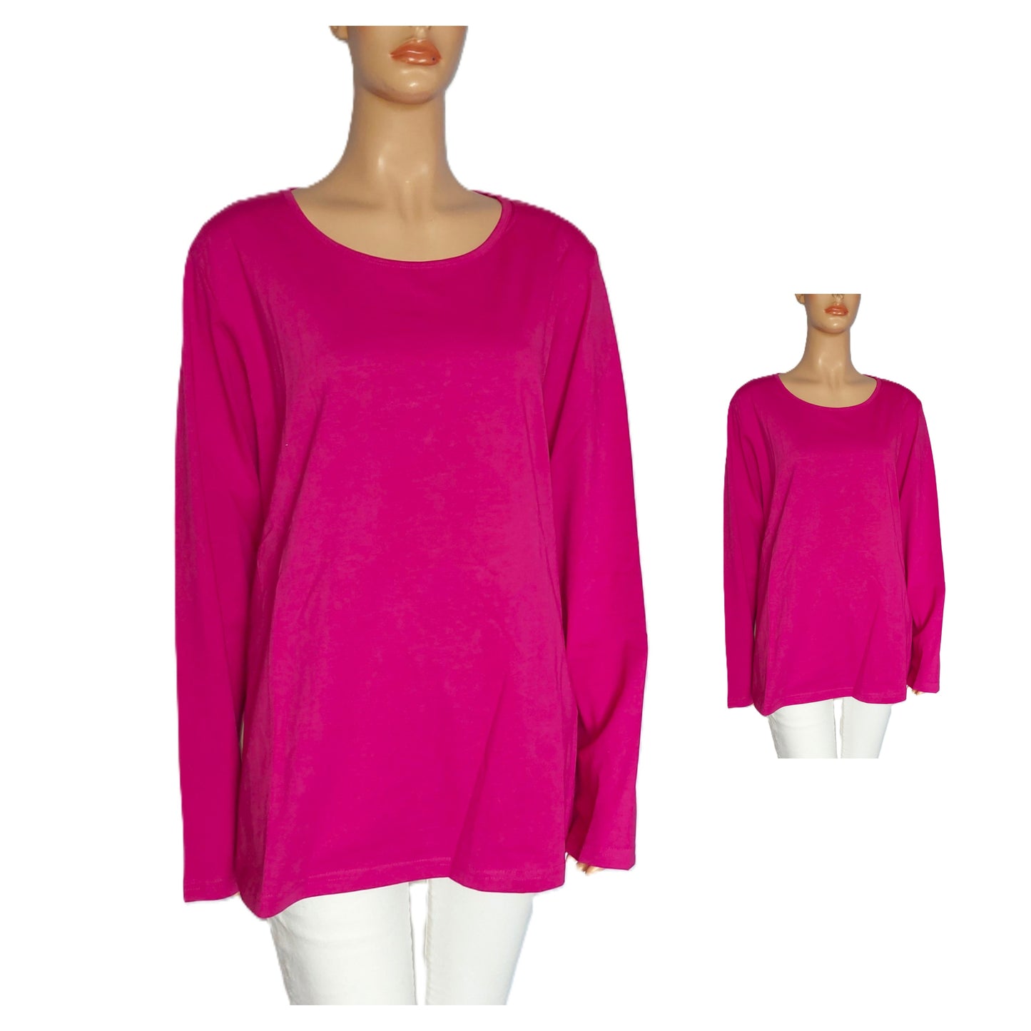 ,,JENSEN" trikotažinė palaidinė (2XL-4XL)