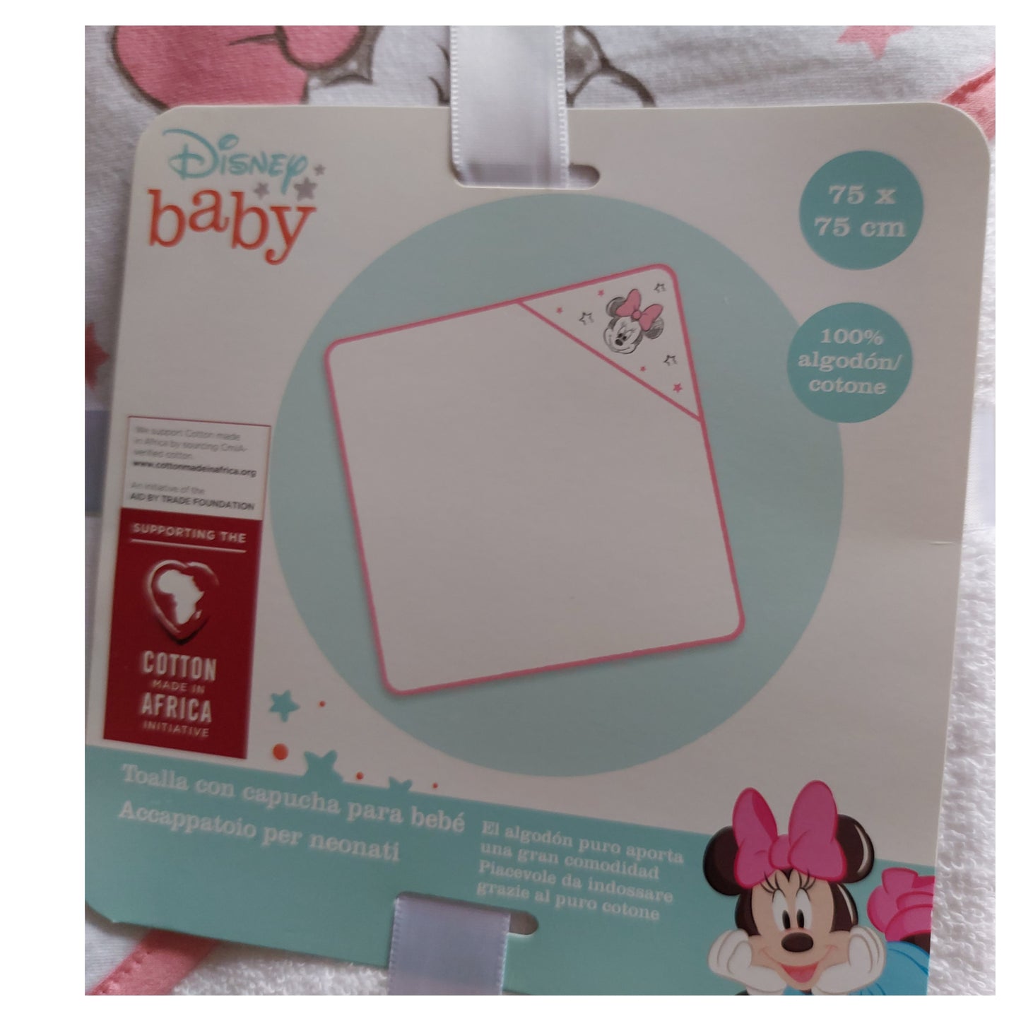 ,,Disney baby" kūdikio rankšluostis su gobtuvu.