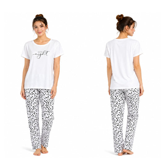 ,,Era & Me" medvilnininė, trikotažinė, dviejų dalių pižama (M-2XL).