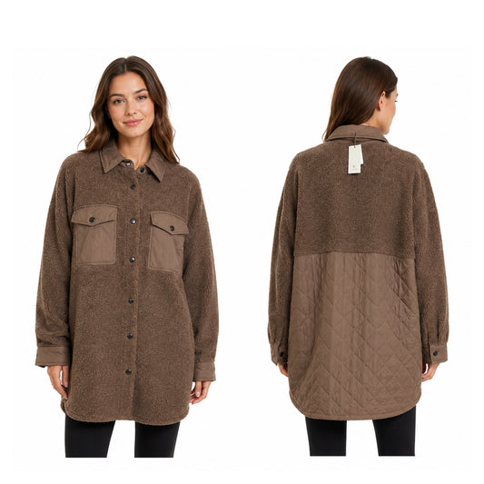 ,,B. coastline" džemperinis ,,teddy"paltas (M-XL).